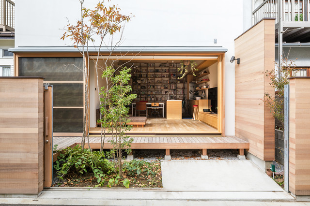 路地の家 modern-terrace