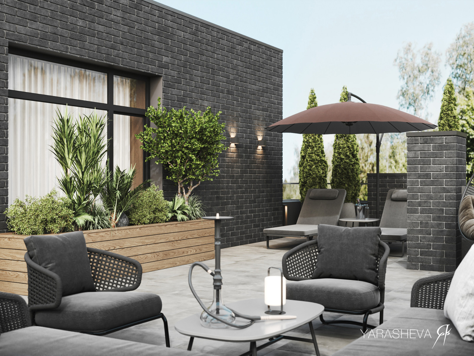 Загородный дом в КП Хюгге Хаус 380 м кв.