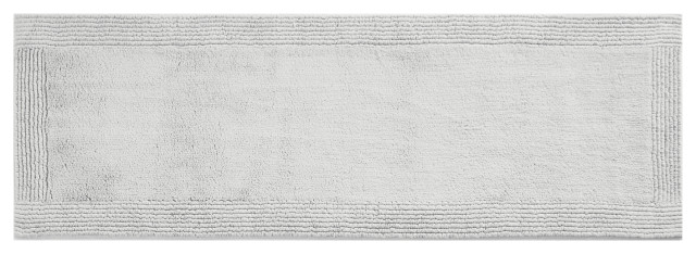 Madison Park Signature Splendor Omkeerbare 100% Katoen Tufted Badkamer Rug-3000 GSM Hotelkwaliteit Luxe Pluche Hoogpolige Badmat Absorberend, Sneldrogend, Douchekamer decor, 21 x 34, Wit