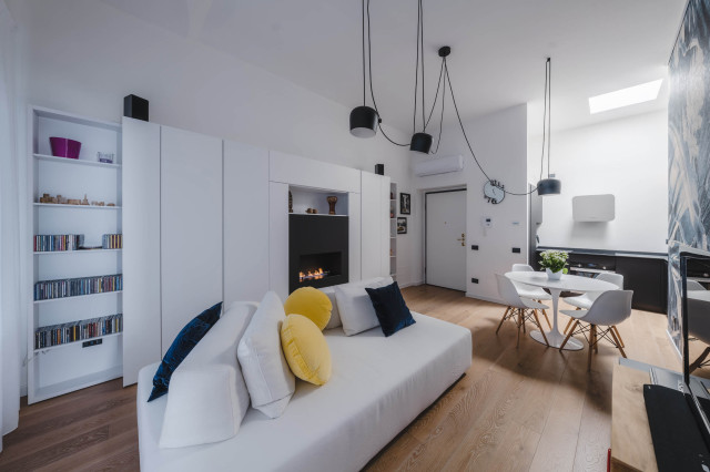 HOME DECOR contemporary-living-room