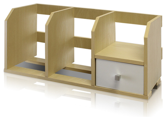 Furinno Desk Storage Shelf With Bin Transitional Display And Furinno Desk Storage Shelf With Bin Transitional Display And Wall Shelves By