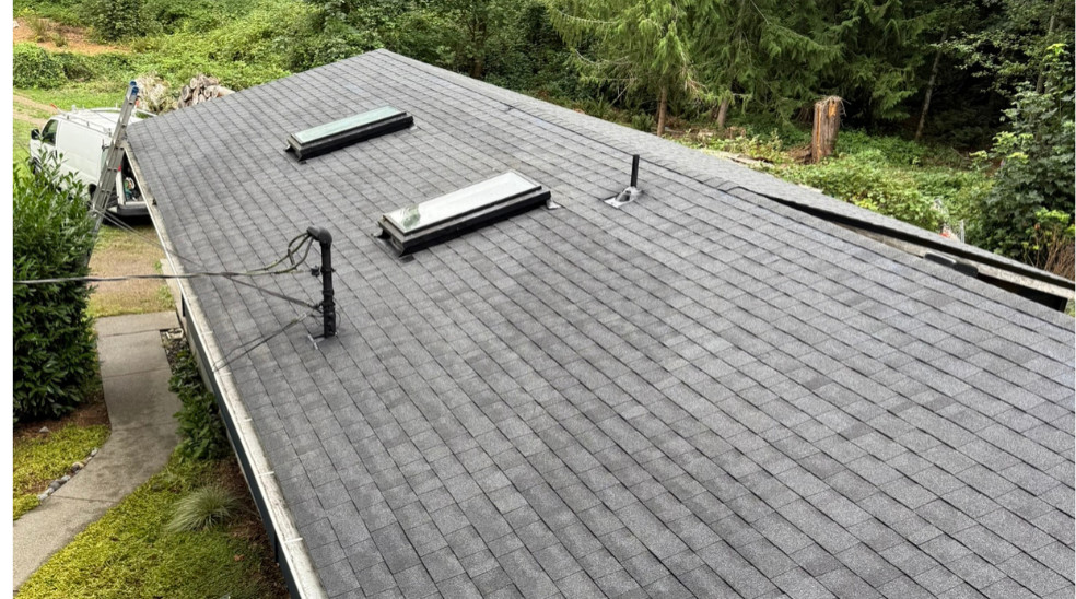 new roofing installed preparing for the winter