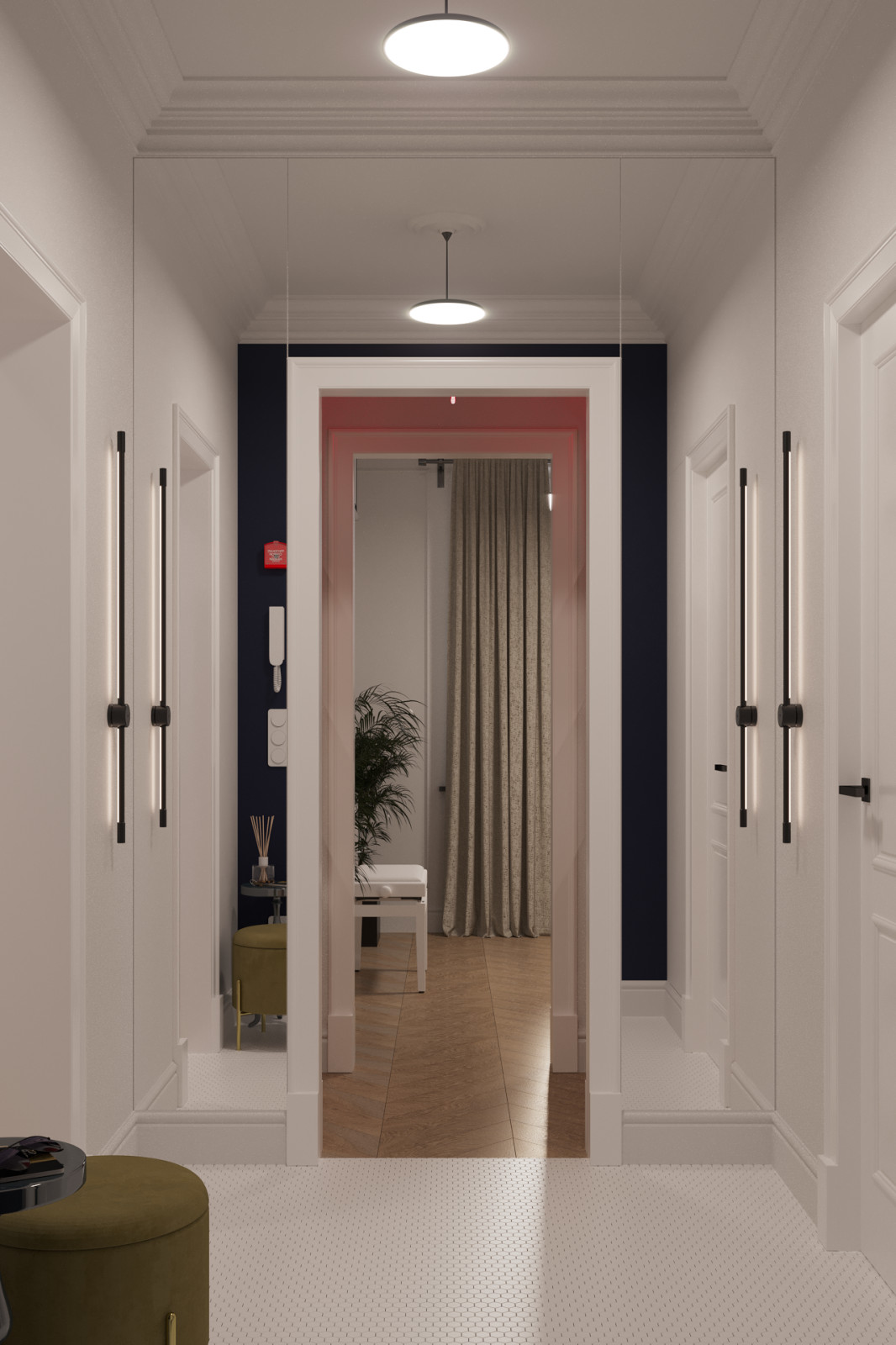 Проект интерьера квартиры "DANSE"