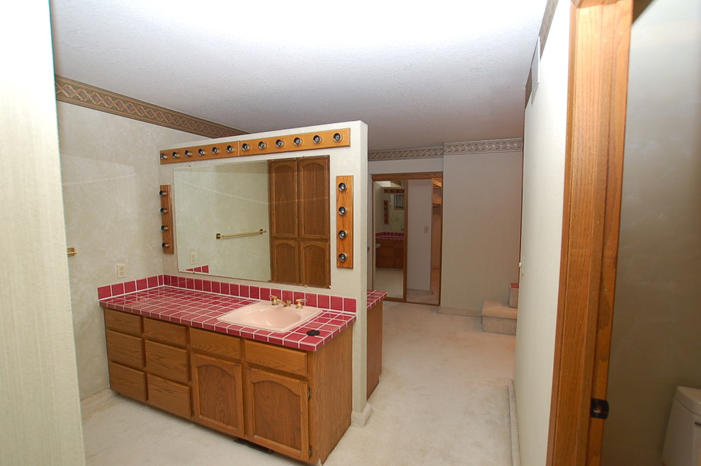 Back-to-back vanities removed