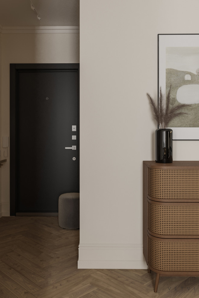 Квартира в Нижнем Новгороде с лесными акцентами | Площадь 42м²