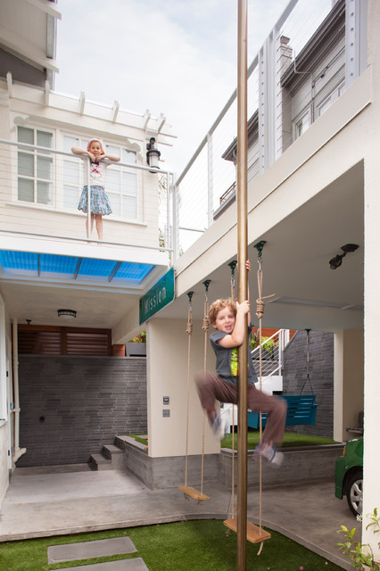 Noe Valley contemporaneo-garaje