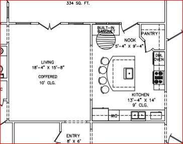 14x19 kitchen design help please | Houzz Forum