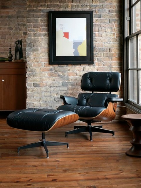マンハッタンホームデザイン オットマン Classic Lounge Chair & Ottoman by Manhattan Home Design