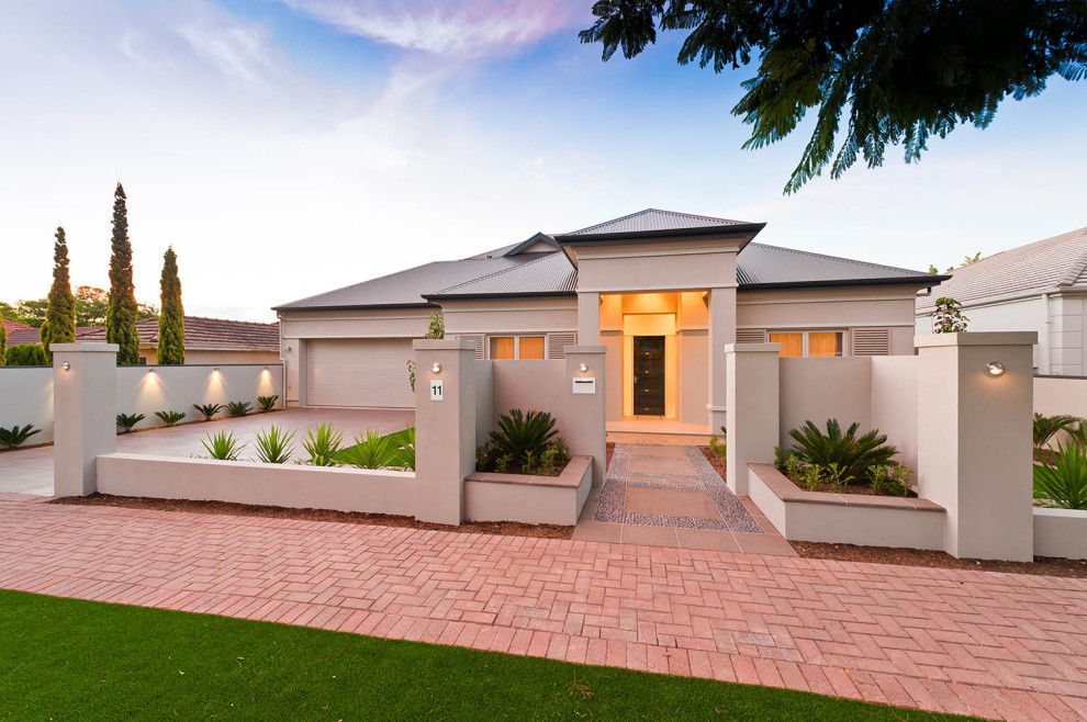Photo of a modern house exterior in Adelaide.
