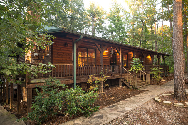 Cabins In Broken Bow Rustic Exterior Oklahoma City By