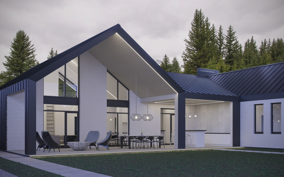 Дом в стиле BarnHouse (БарнХауз)