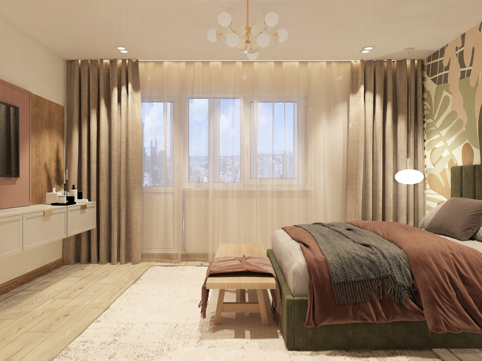 Двухкомнатная квартира в Калуге