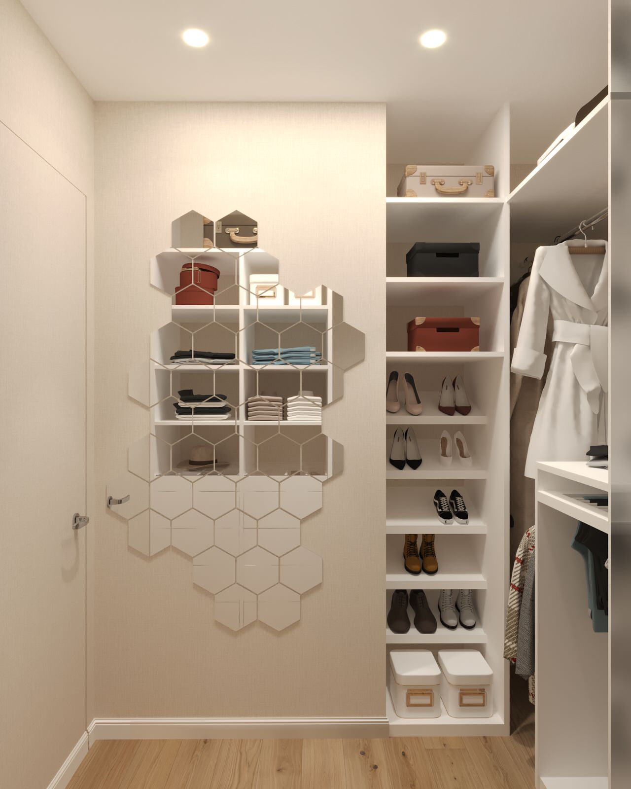 Дизайн проект двухкомнатной квартиры 67,3 кв.м.(старый фонд)