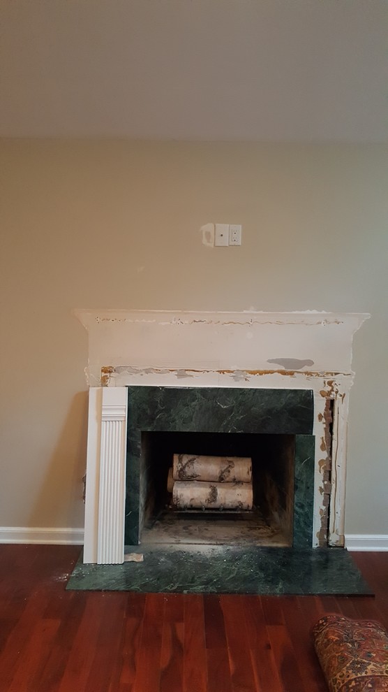 Fireplace headaches can I drywall over?