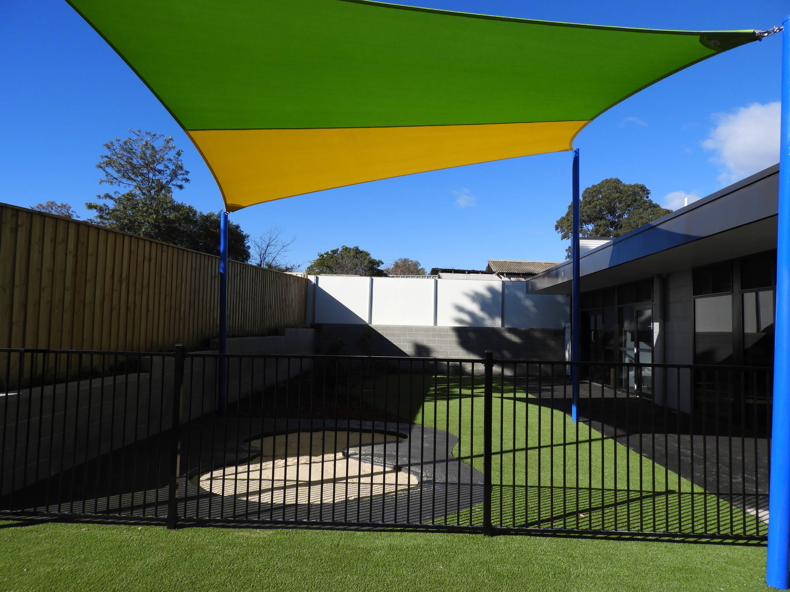 Outdoor play environment - childcare centre