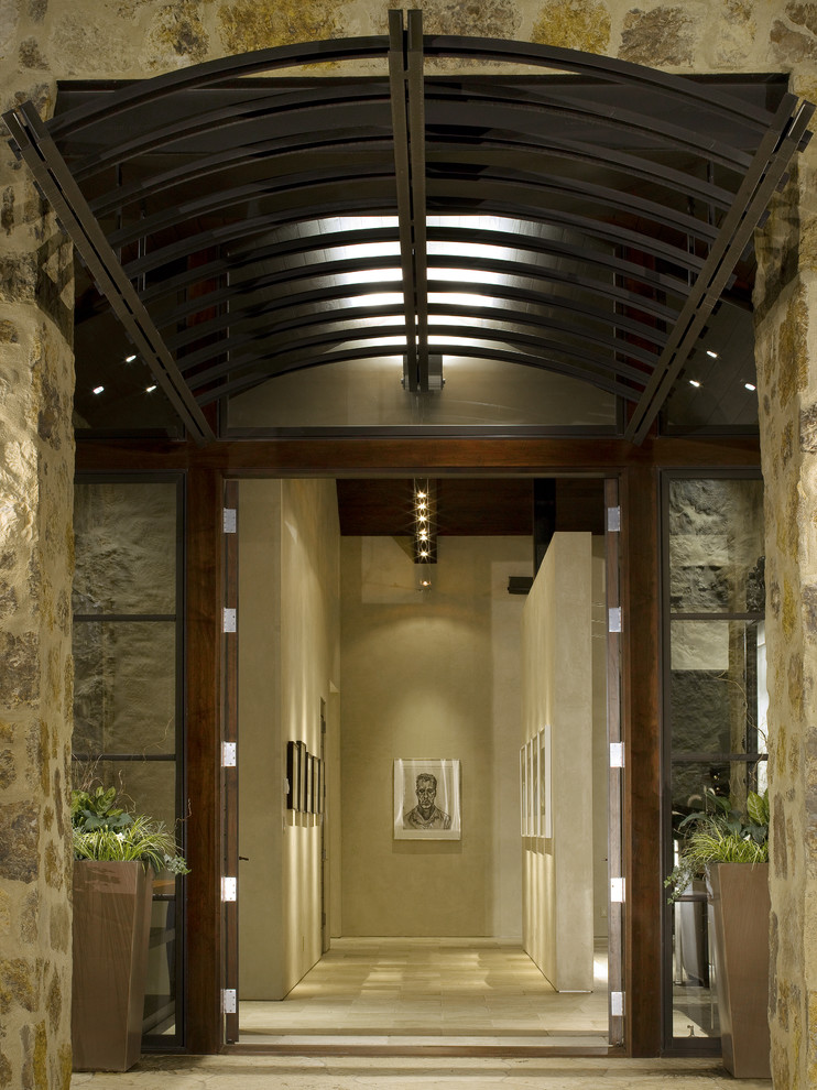 Photo of a modern entryway in Denver.