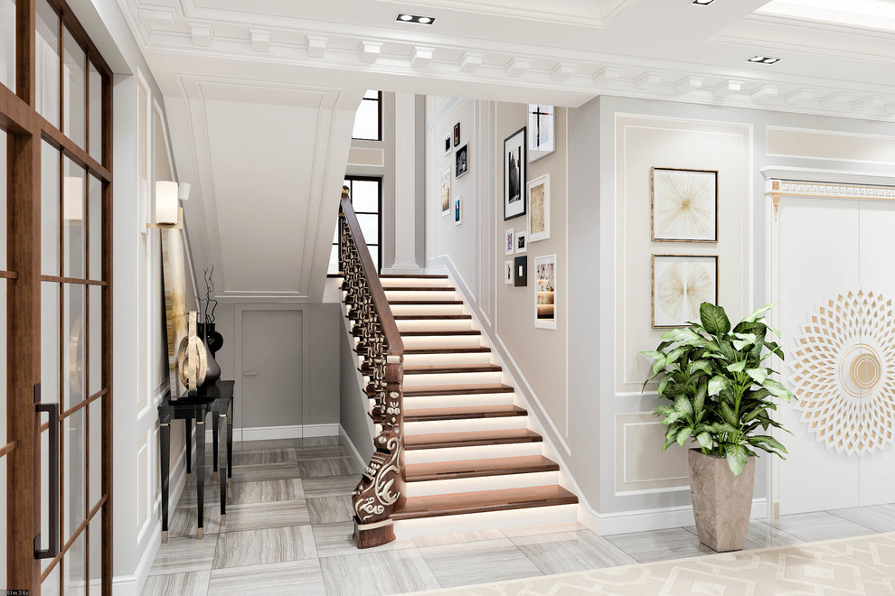 Elegant and modern entrance hall
