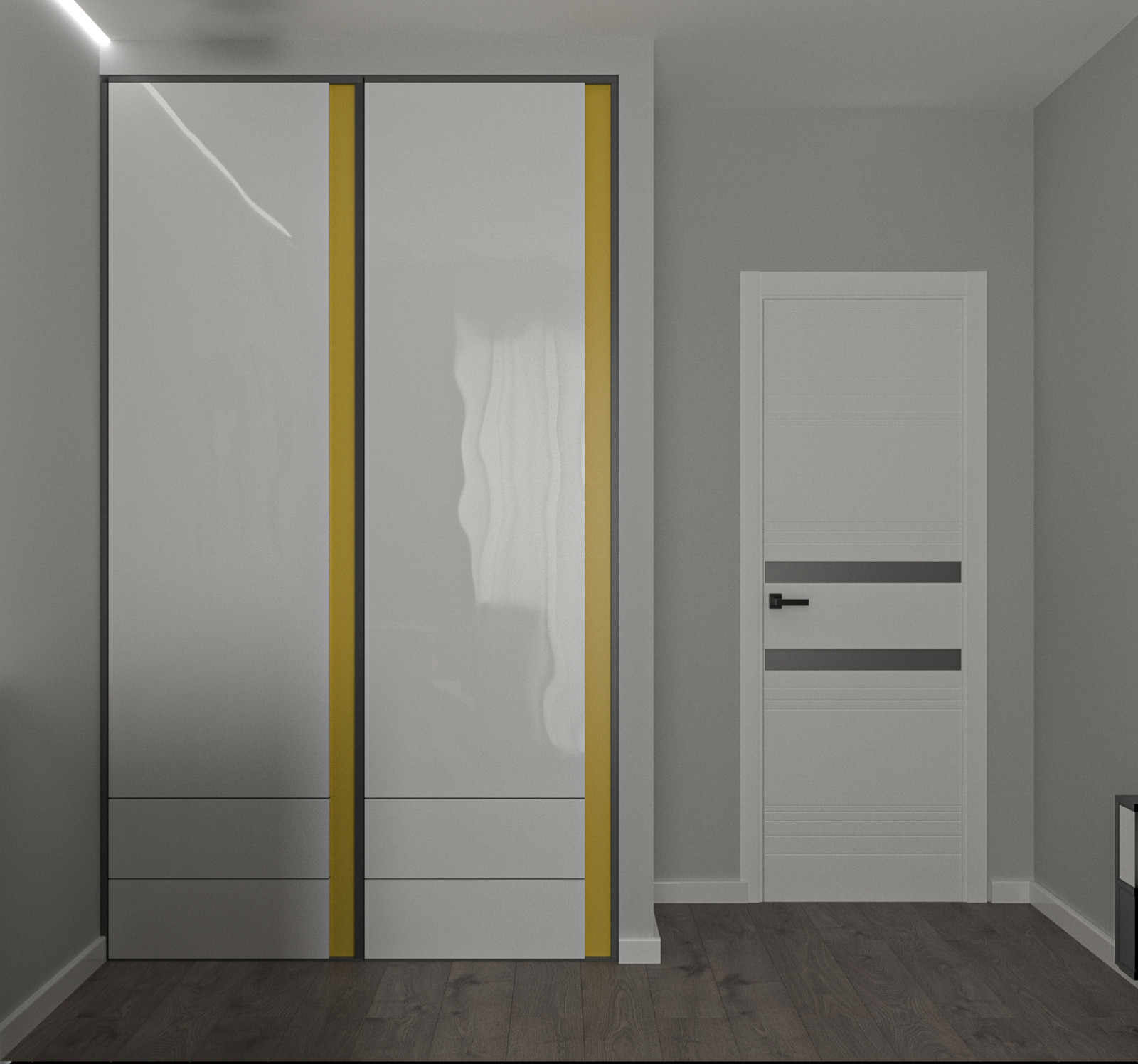 трехкомнатная квартира в современном стиле