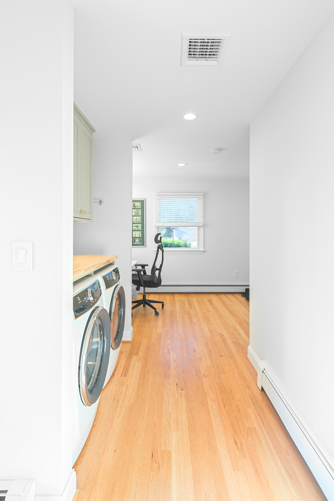 Whole-Home Transformation in Rosemont, NJ - Midcentury - Laundry Room ...
