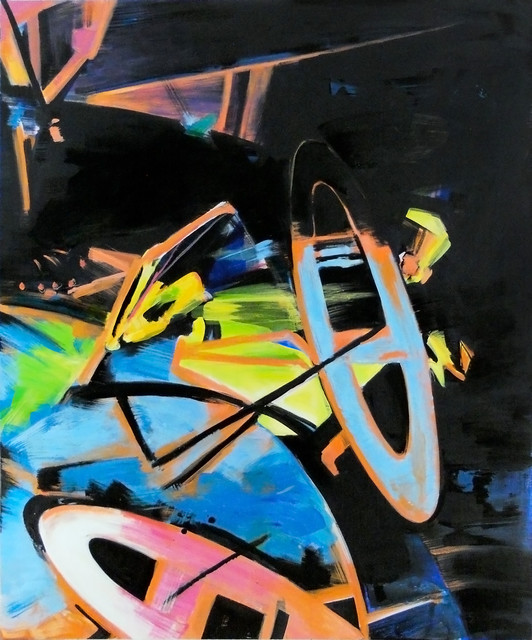 PINDAR, Painting, Acrylic on Canvas 72hx60w