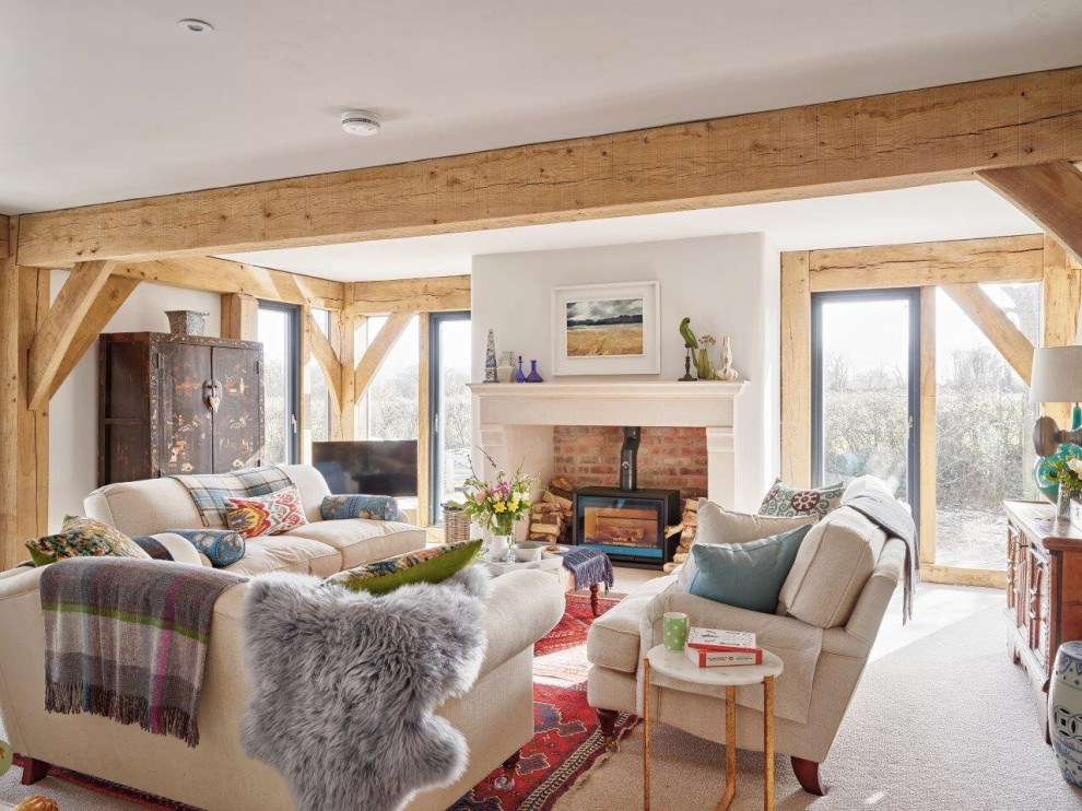 Inspiration for a country living room in Dorset.