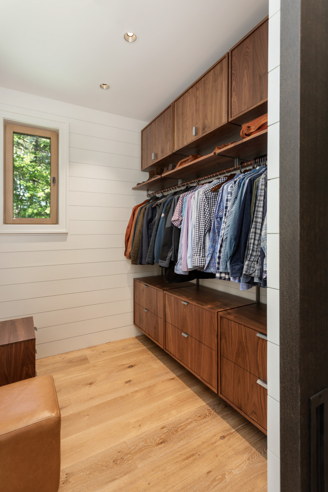 Example of a mountain style closet design in Other
