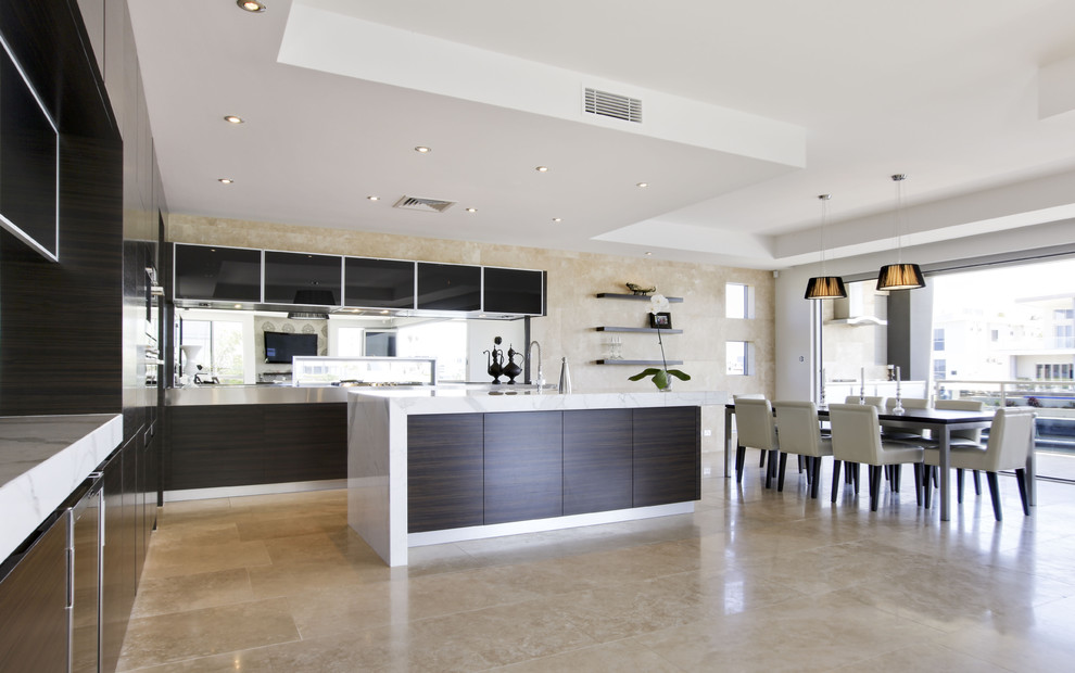 Contemporary Kitchen Design Soverign Island Gold Coast Australia ...