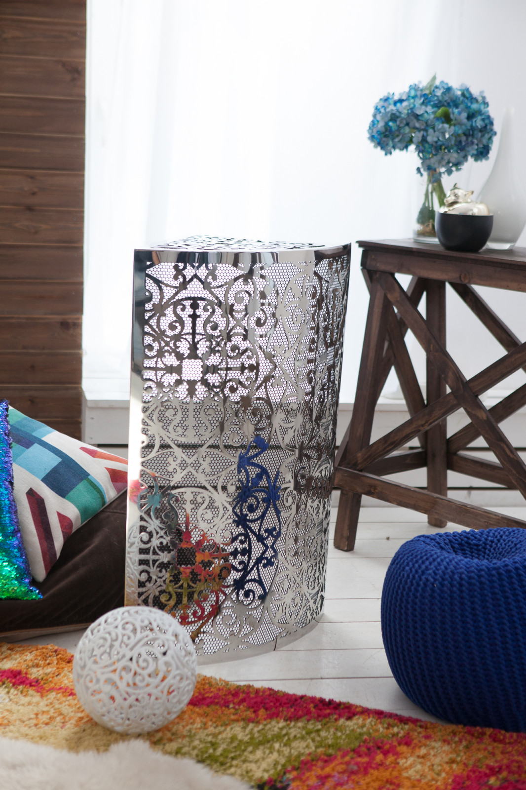 Радиусная решетка из нержавеющей стали