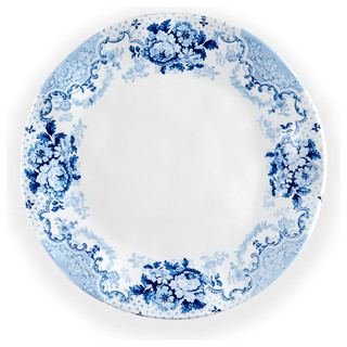 Cambridge Rose Cobalt Dinner Plates, Set Of 4