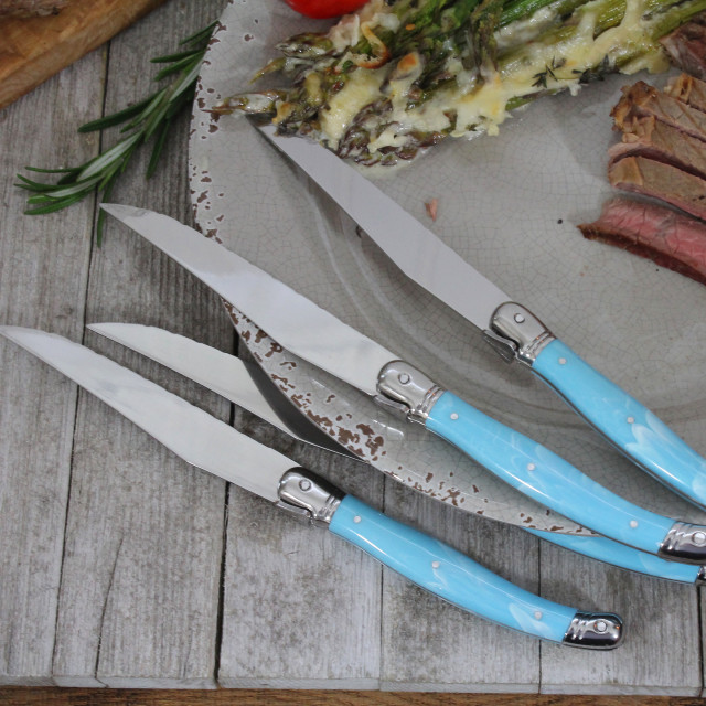 French Home Laguiole Steak Knives, Set of 4 - Traditional - Steak ...