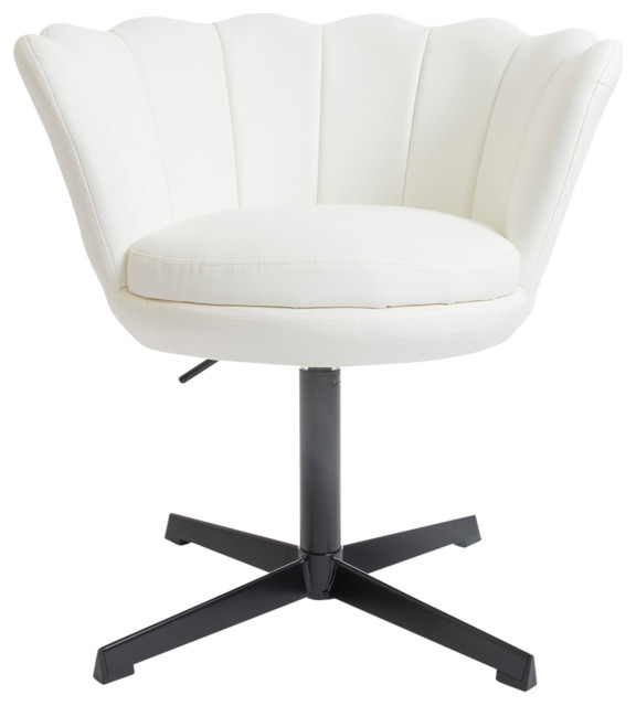 Melissa Swivel Vanity Chair, Swivel Vanity Chair White
