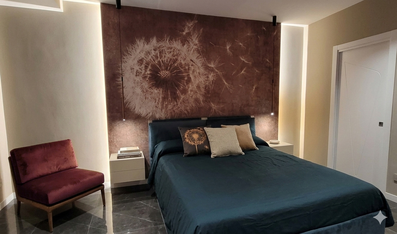 Ristrutturazione attico a Caserta: interior design contemporaneo su misura