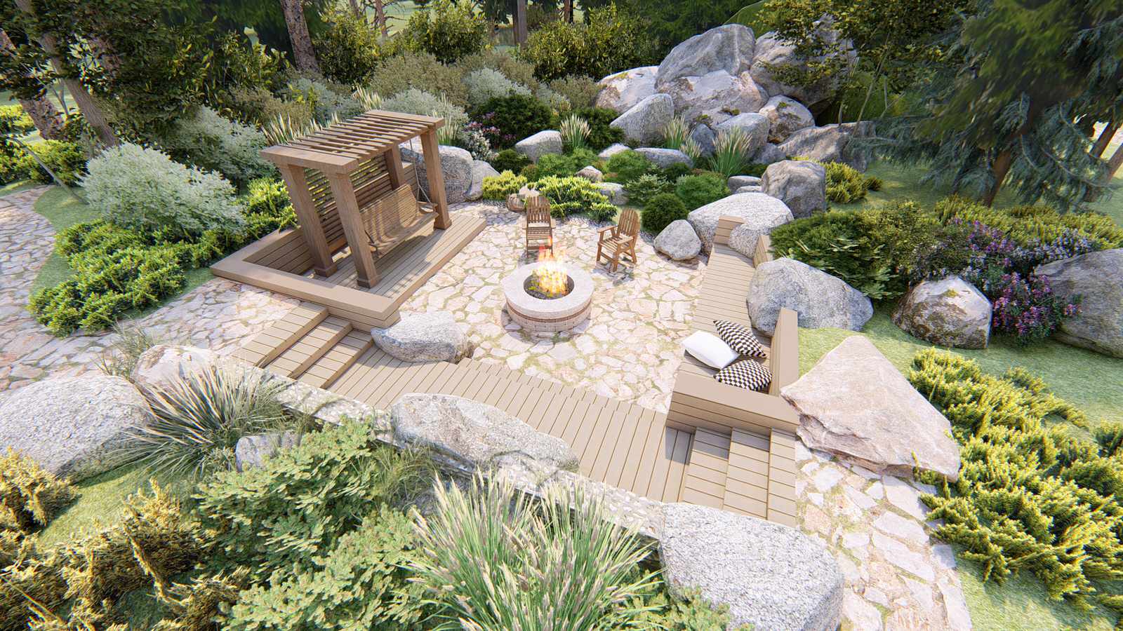 Площадка барбекю