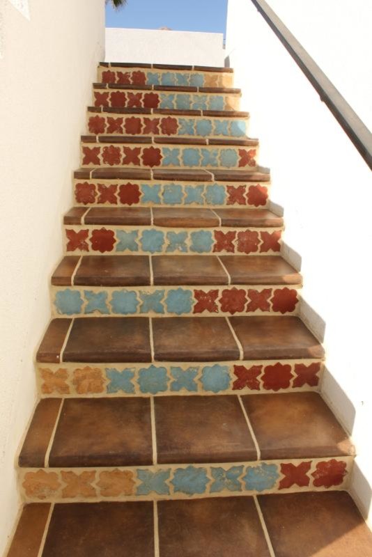 Tuscan Riser California Desert Moroccan Home - Mediterranean - Staircase - Los ...