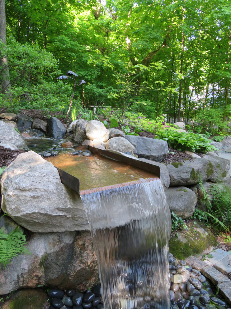Orono Copper and Stone Landscape