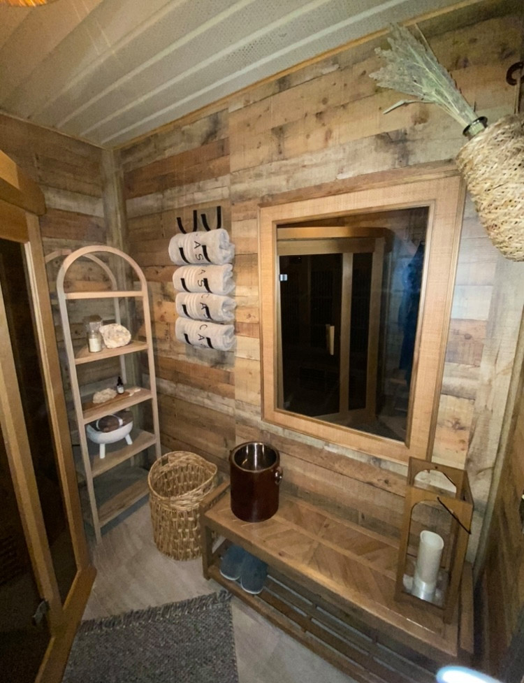 Shed Conversion into Sauna Room