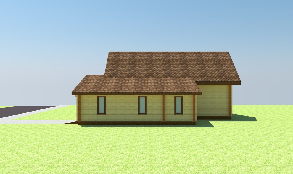 Проект дома из клееного бруса