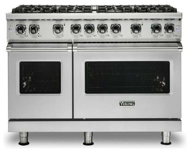 Viking 48" Wide Natural Gas Range Contemporary Gas Ranges And