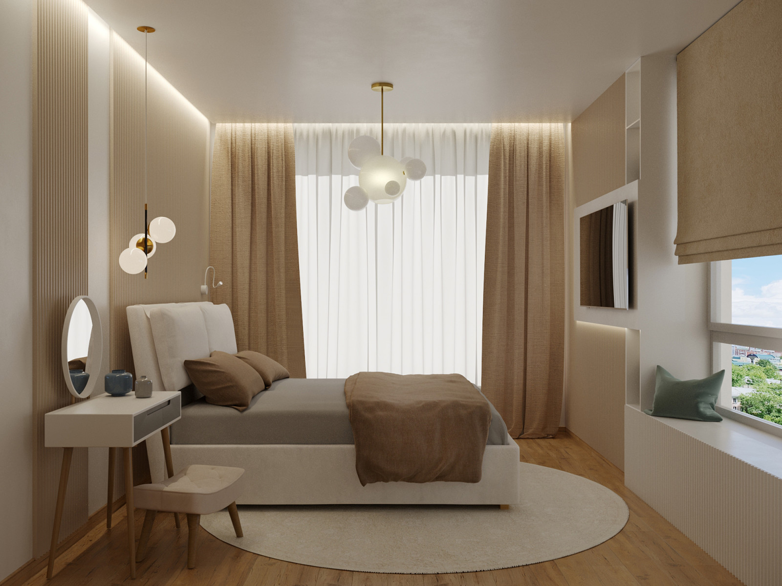 Трехкомнатная квартира 98 кв.м. в ЖК "Западный порт"