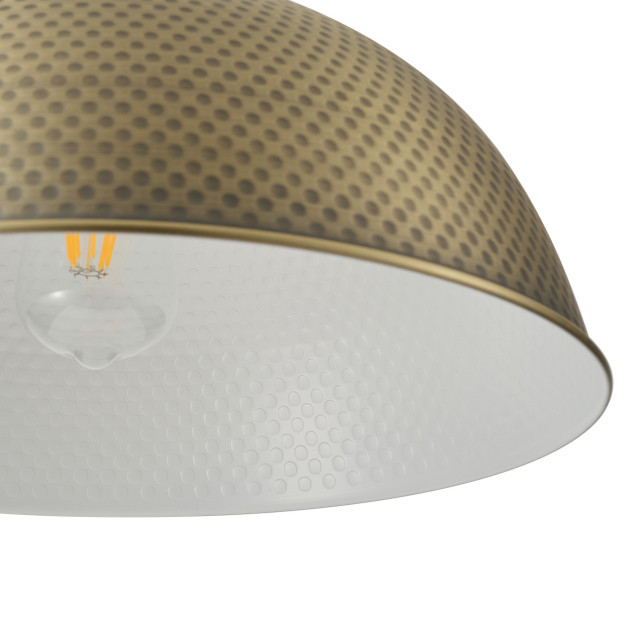 Industrial Textured Metal Pendant Lighting photo
