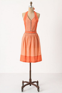 Mellow Coral Apron - Contemporary - Aprons - by Anthropologie