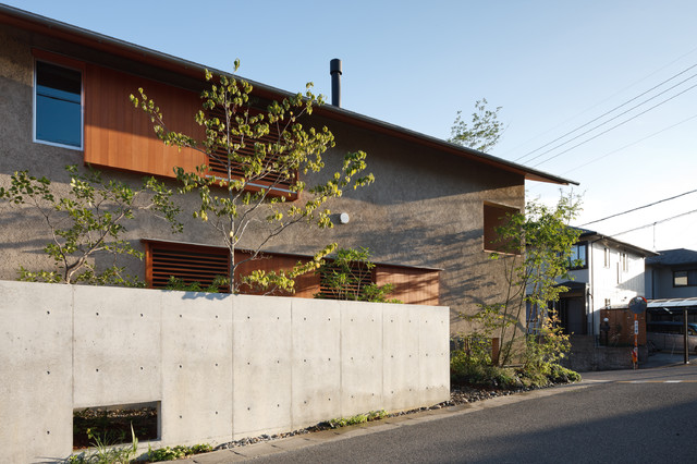下田の家 moderno-fachada