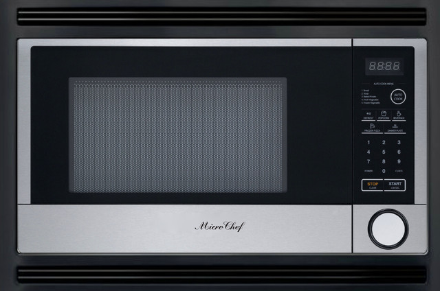 24 Micro Chef Built In Microwave Oven For Home Black Stainless 24 Micro Chef Built In Microwave Oven For Home Black Stainless Steel Contemporary Ovens By Master Inc