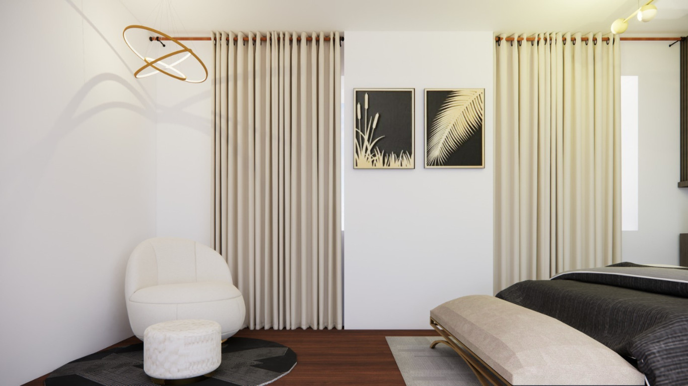 Bright Contemporary Master Suite with Luxe Touches in Great Missenden