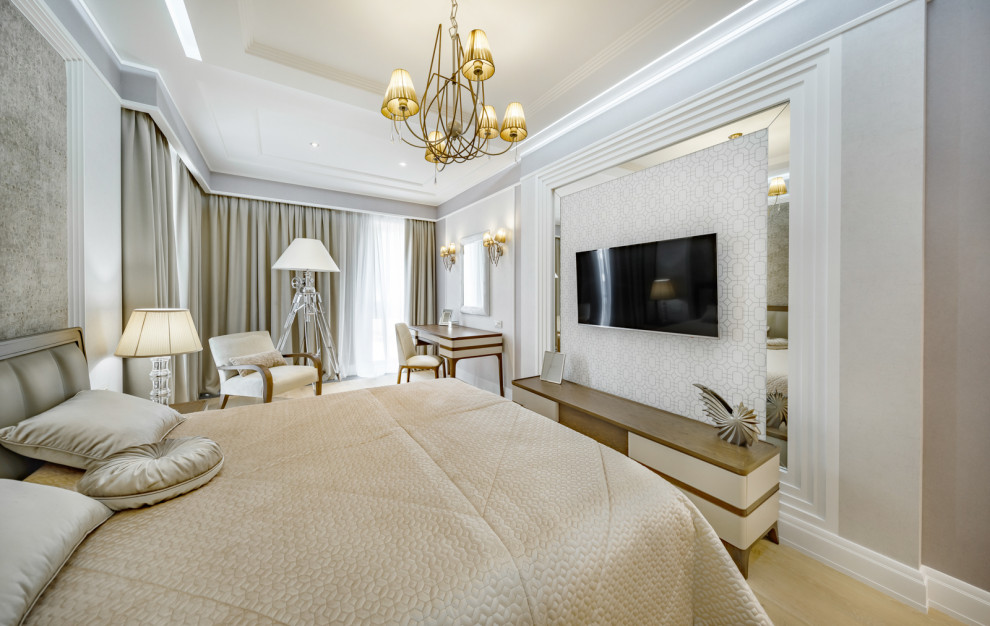 Современный лаконичный интерьер в ЖК "Камелия"