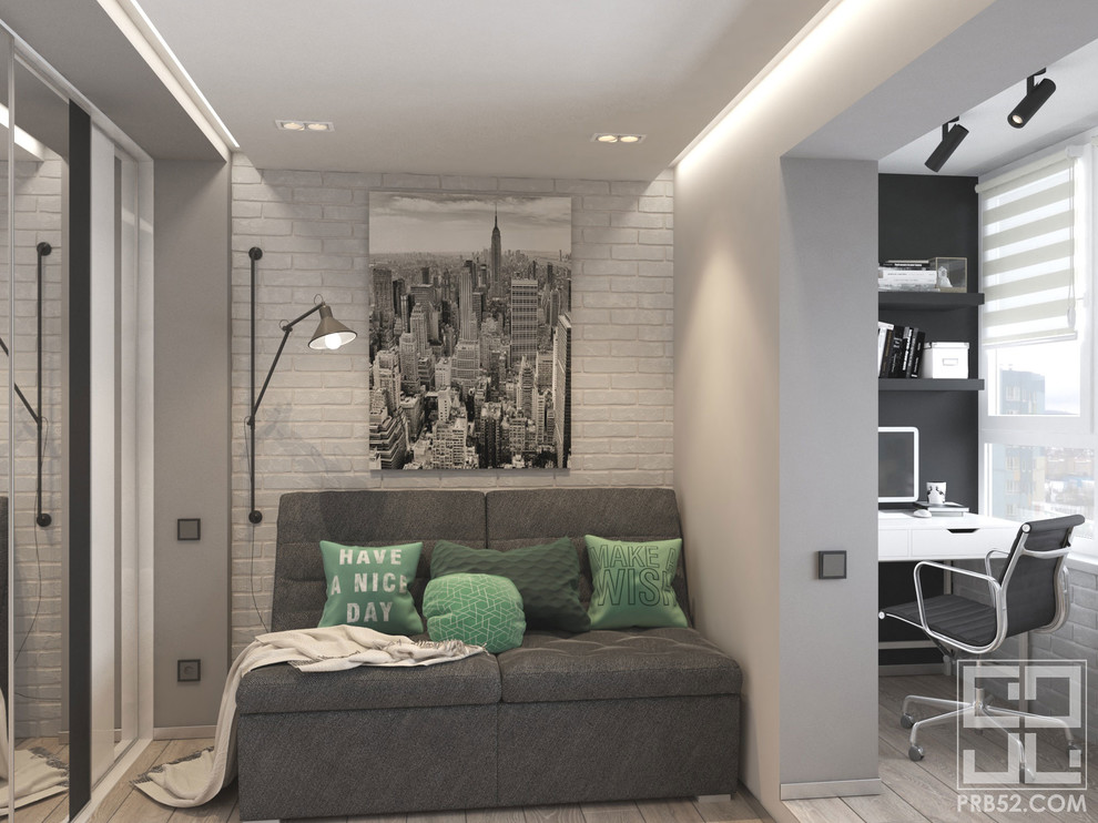 Проект присоединения однокомнатной квартиры к существующей в ЖК "7 небо"