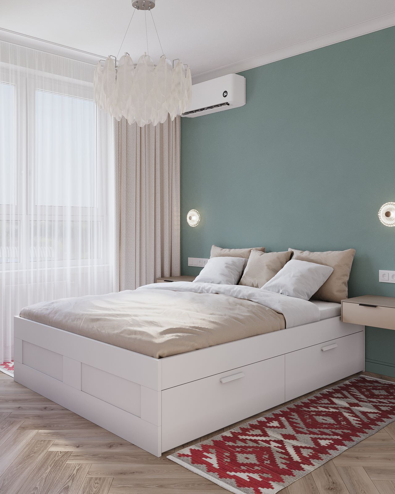 Дизайн проект квартиры 65м ЖК Зенит