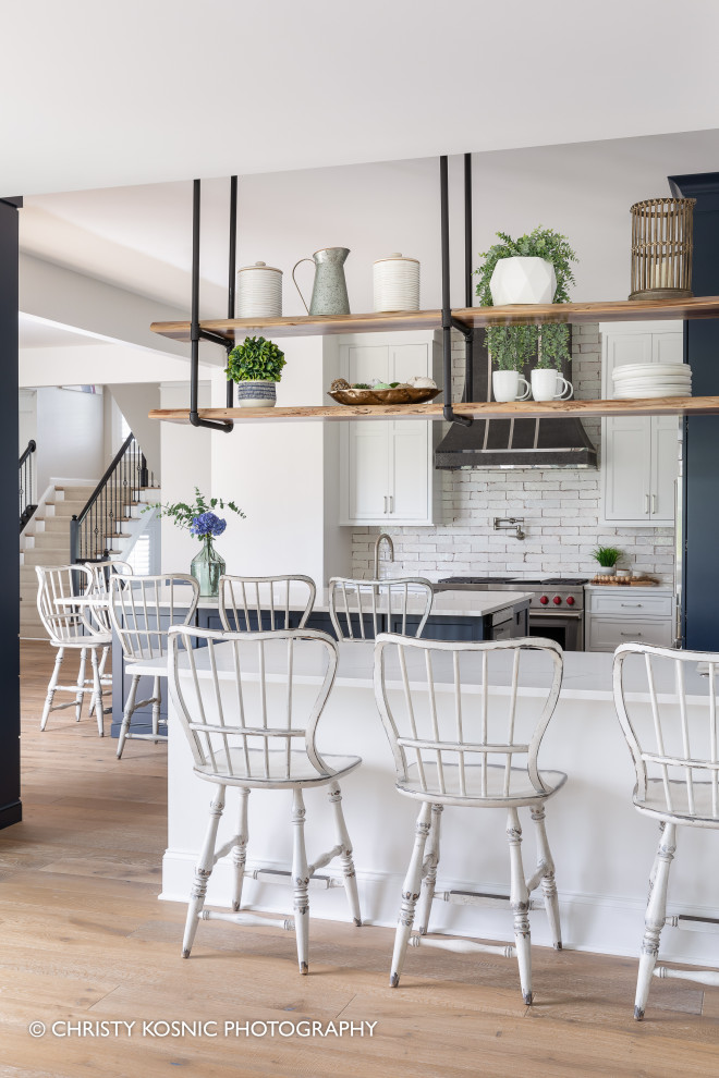 Inspiration for a transitional home design remodel in DC Metro