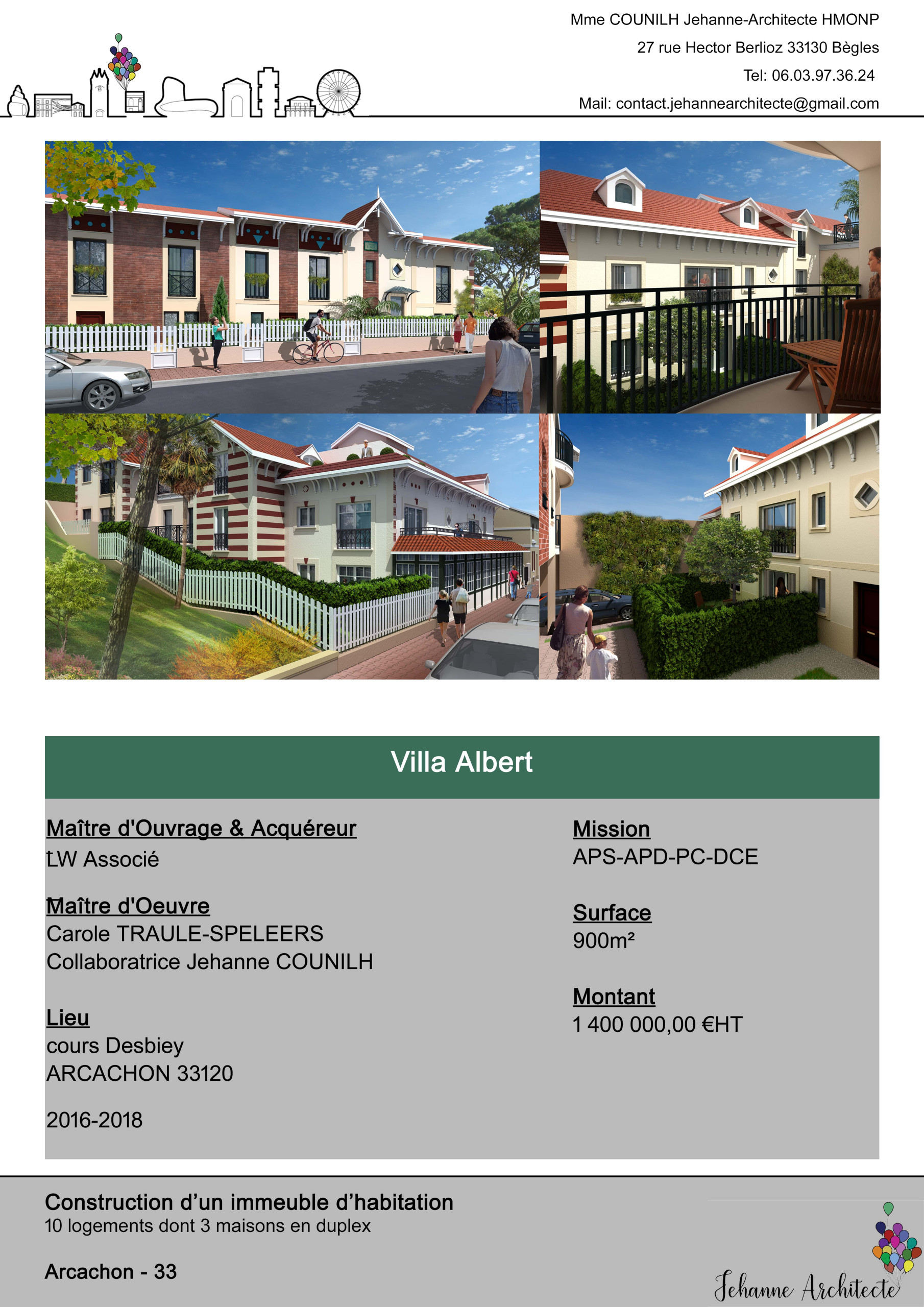 Villa Albert | Construction neuve de logements