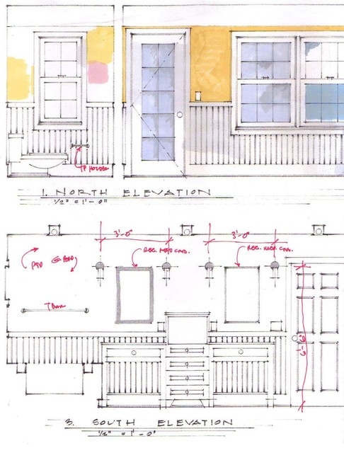 Architectural drawings 
